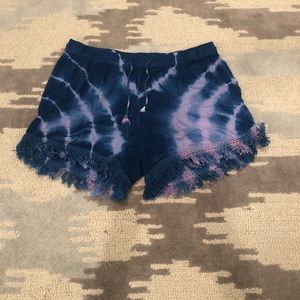 Flowy Tie dye shorts